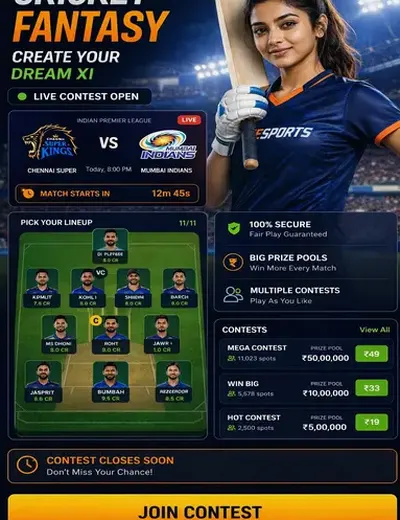 Betodd777 (bet odd 777) fantasy cricket & matchday visual 3